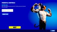 Enter the 6-digit pin to proceed (Image via Epic Games)